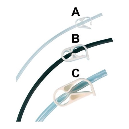 Bel-Art Bel-Art Acetal Mini Plastic Tubing Clamps, For Tubing Under 3/16" O.D., 100/PK F18227-0000